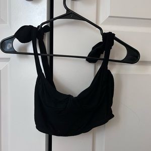 Black Adika crop top